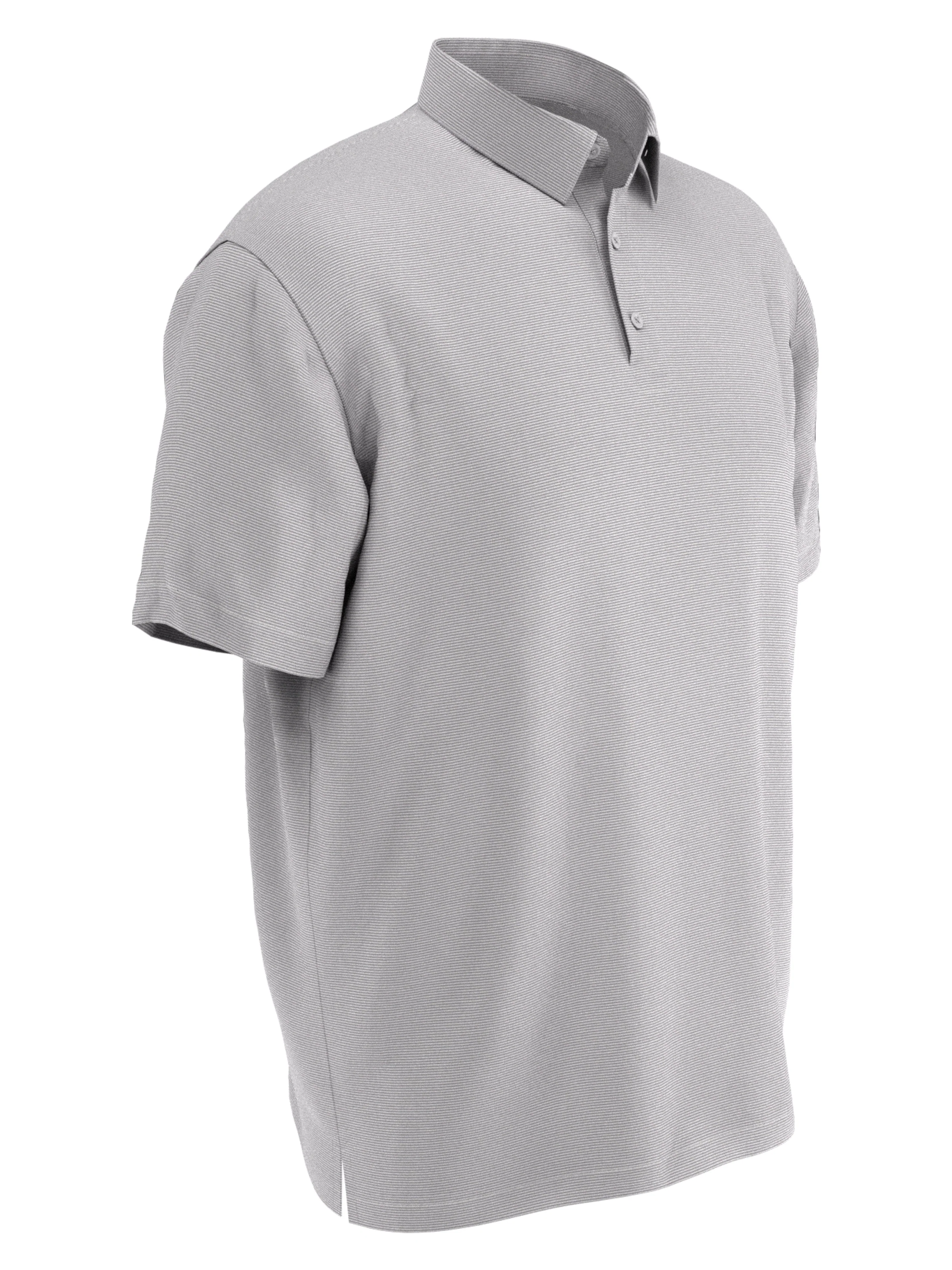 Big & Tall Fine Line Stripe Polo - Image 3