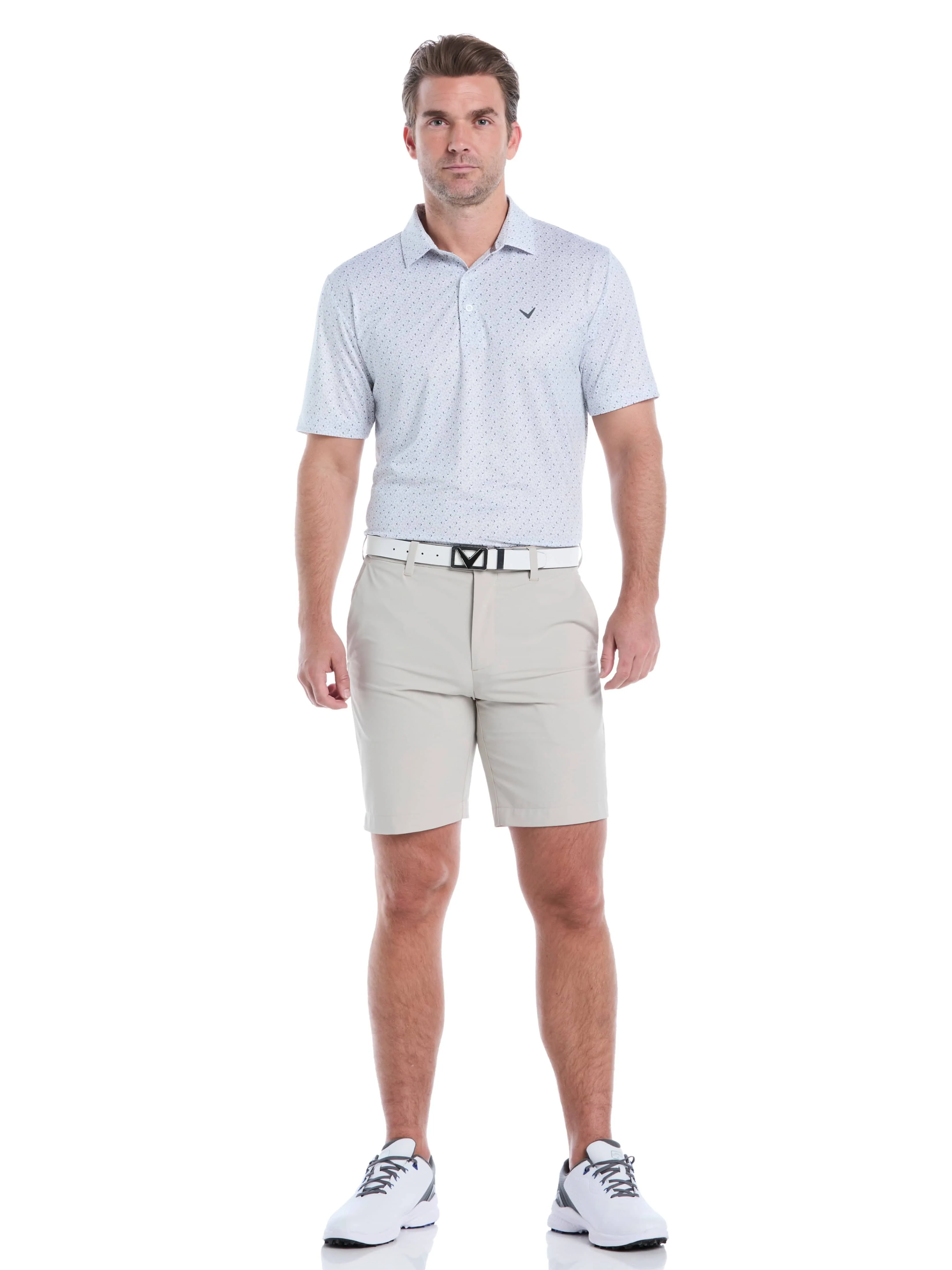 Mens Confetti Chevron All Over Polo - Image 4
