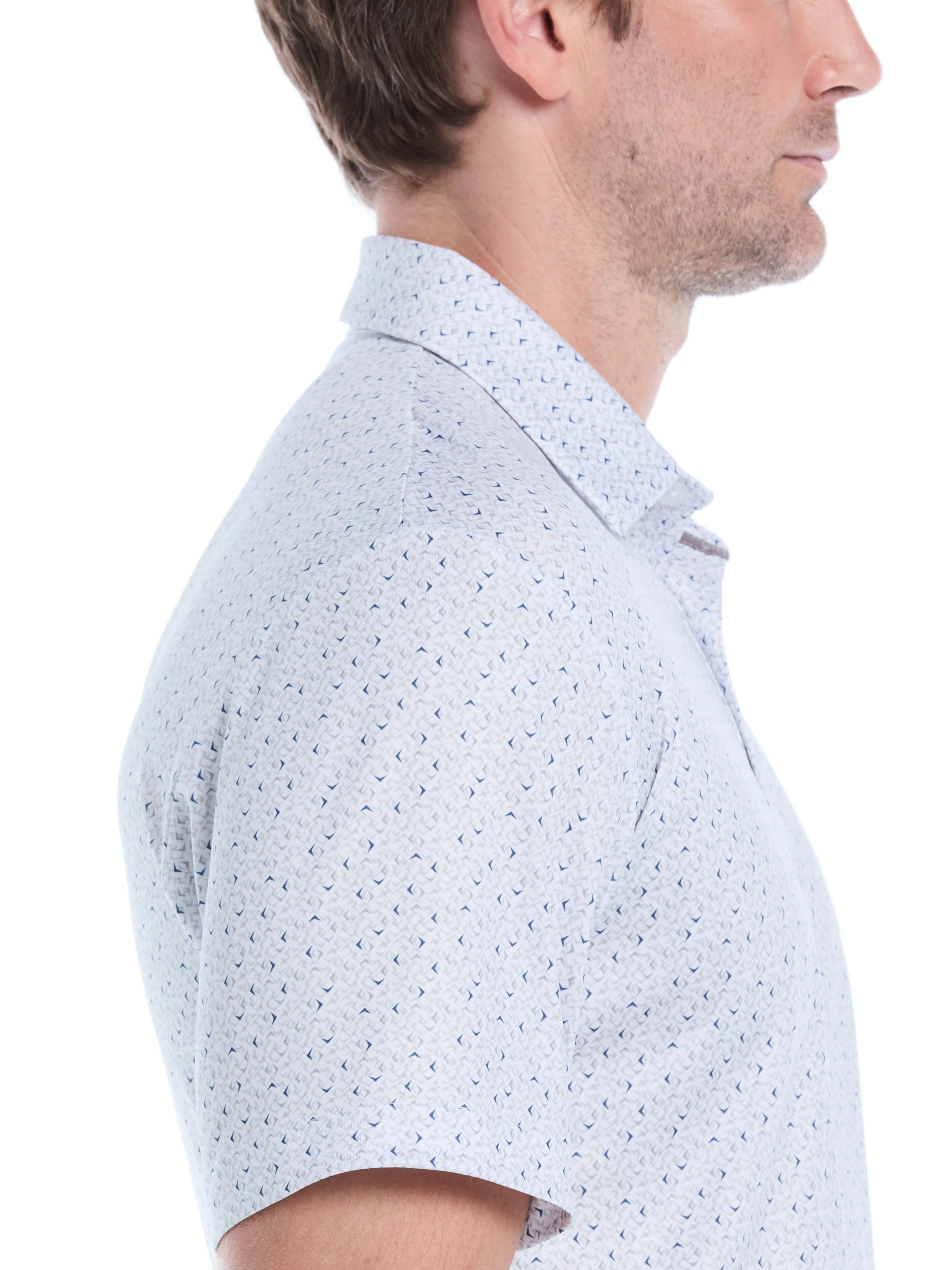 Mens Confetti Chevron All Over Polo - Image 5
