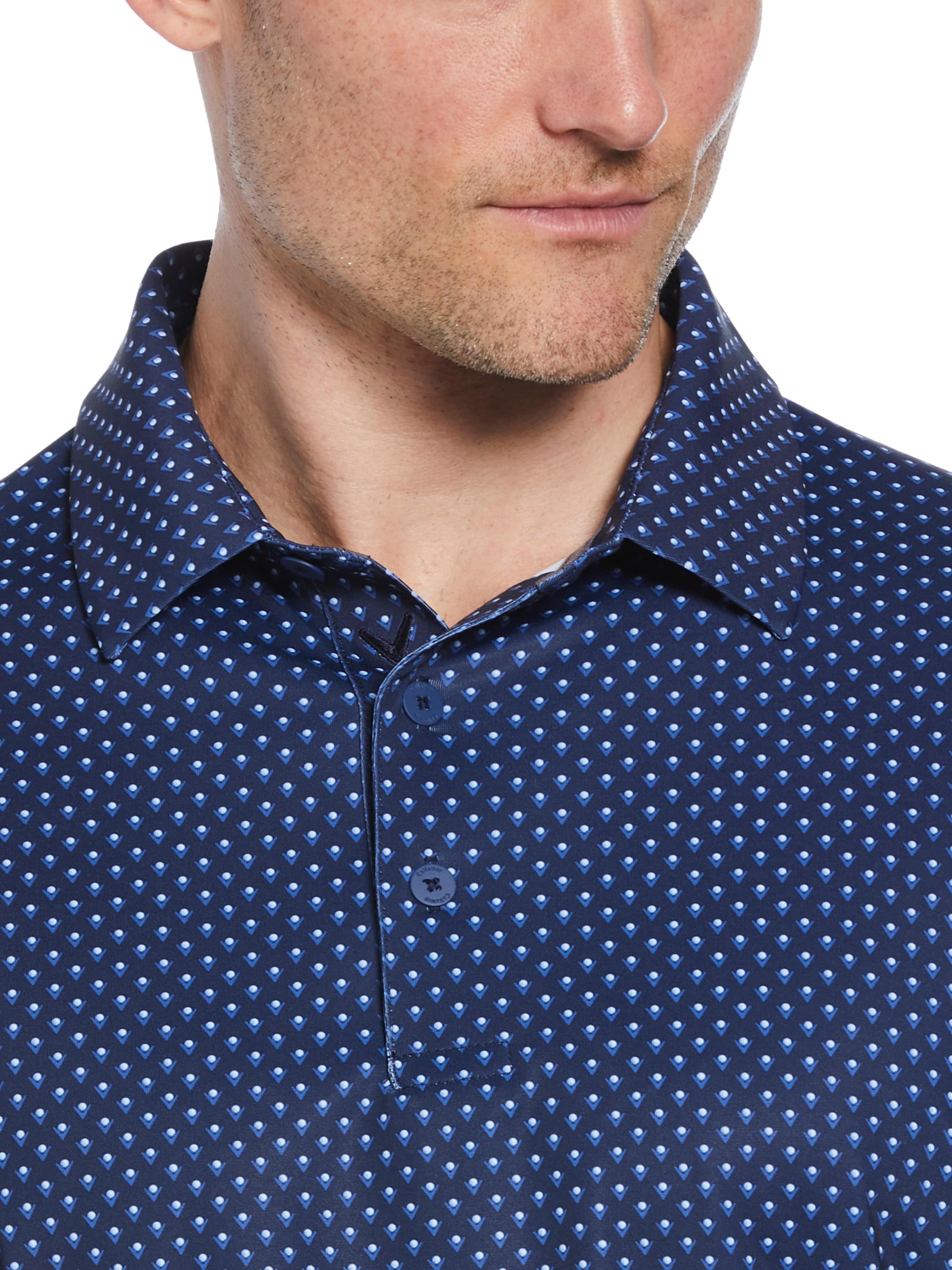 Mens Trademark Chevron Print Polo - Image 3