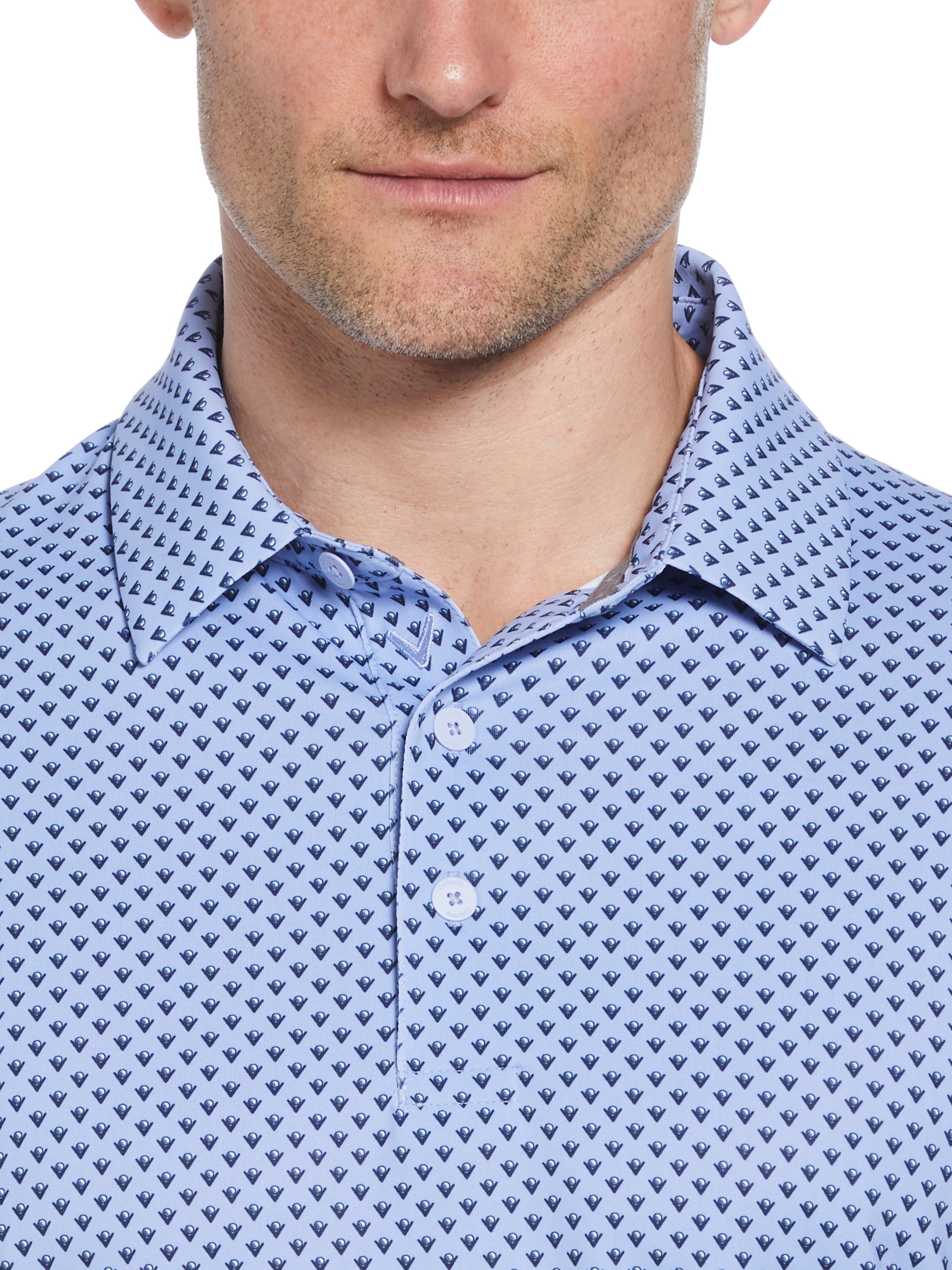 Mens Trademark Chevron Print Polo - Image 3