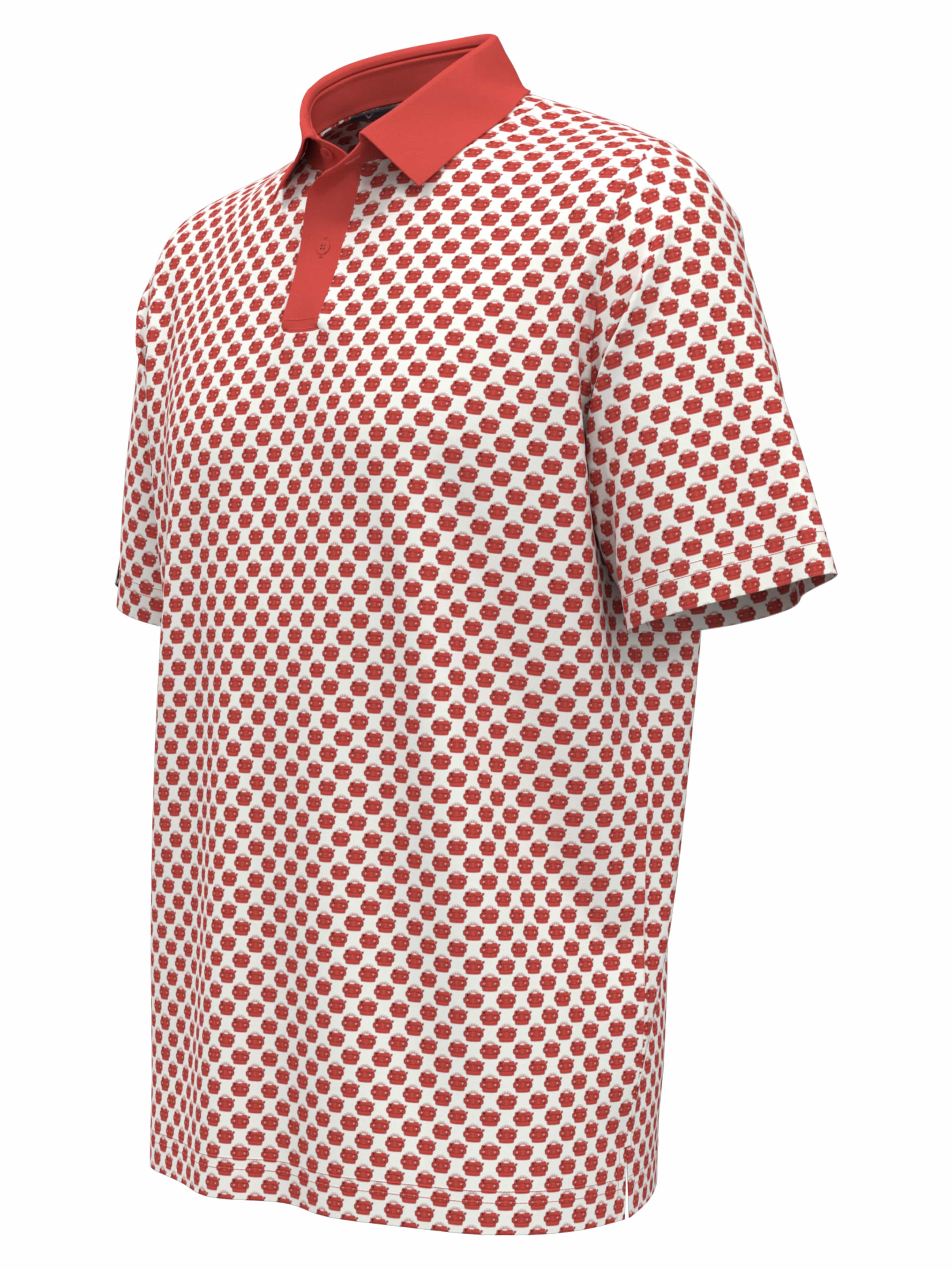 Men's View Master Print Golf Polo - Image 3