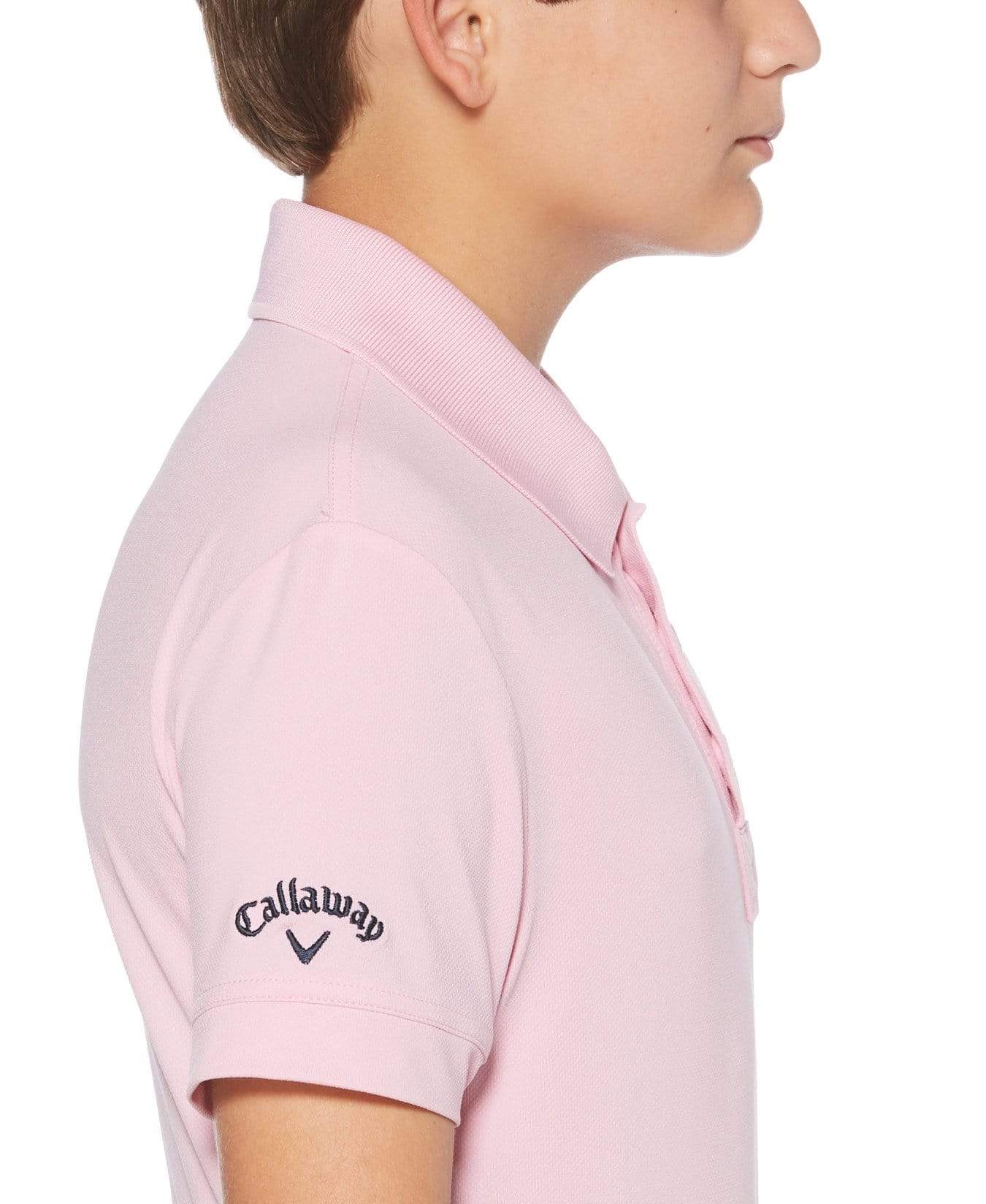Youth Micro Hex Polo - Image 3