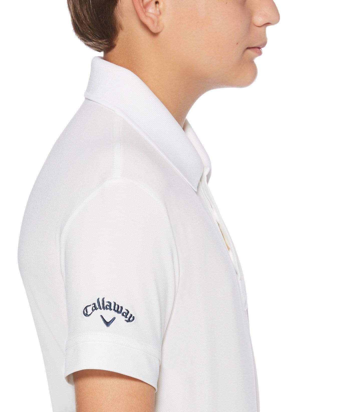 Youth Micro Hex Polo - Image 3